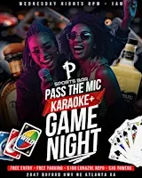 Pass The Mic: Karaoke & Game Night