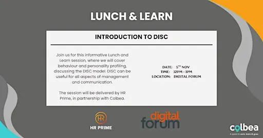 Introduction to DISC: Lunch & Learn
