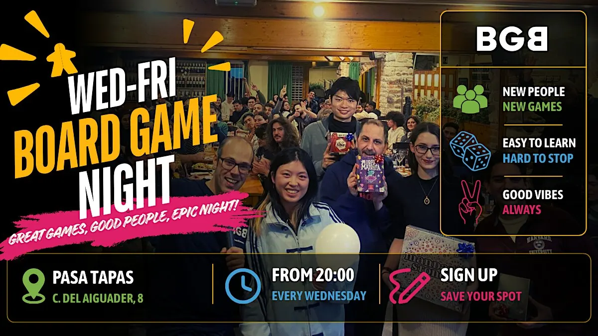 Board Game Night @ Pasa Tapas!