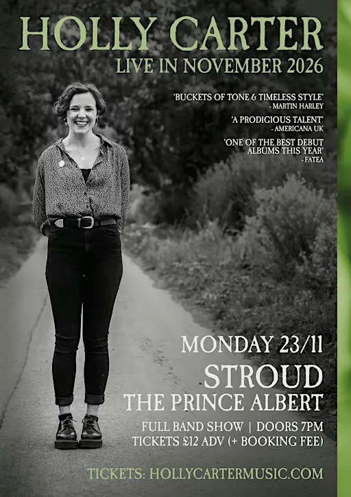 Holly Carter - Full Band Show at The Prince Albert, Stroud