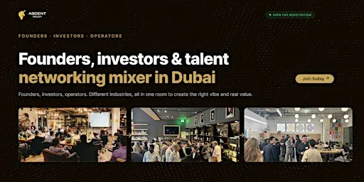 Startup Networking Dubai: Founders, Investors & Talent Mixer