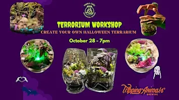Halloween Terrarium "TERRORIUM" Workshop at Tripping Animals Oakland Park