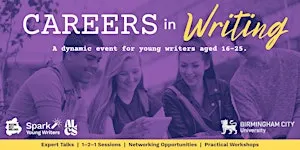 Careers in Writing Day 2026 (ages 16-25)