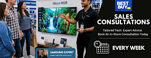 Langley - Samsung Home Theatre Appointment Based Sales Consultations