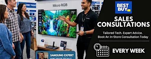 London South - Samsung Home Theatre Appointment Based Sales Consultations