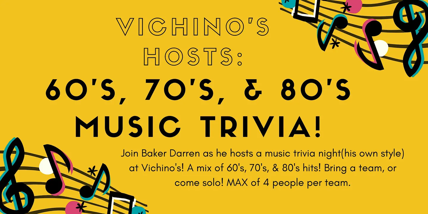 Vichinos Music Trivia - 60s, 70s, 80s Night 1