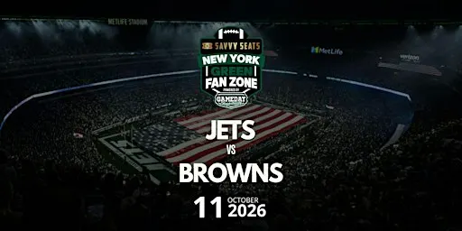 Jets vs Browns Fan Zone at MetLife: Food, Drinks & Game Day Vibes!
