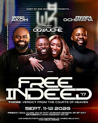 FREE INDEED 17 CONFERENCE: Verdict from the Courtroom of Heaven
