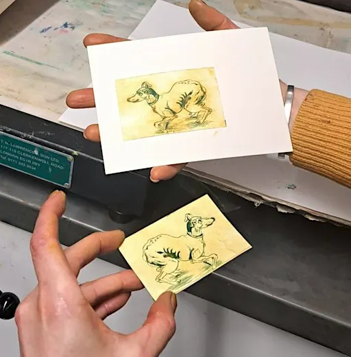Festive Printmaking Workshop at Red Kite Cafe!