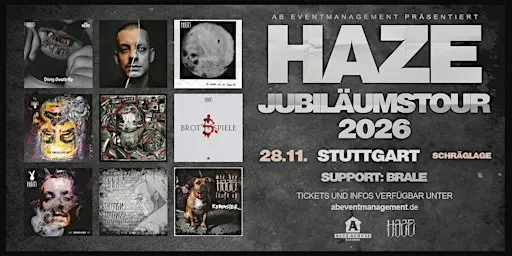 HAZE JUBILÄUMSTOUR STUTTGART