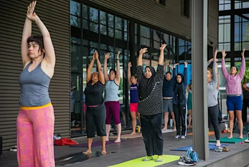 Yoga at Highlander