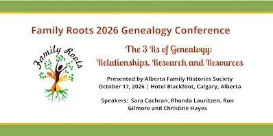 Family Roots 2026 Genealogy Conference