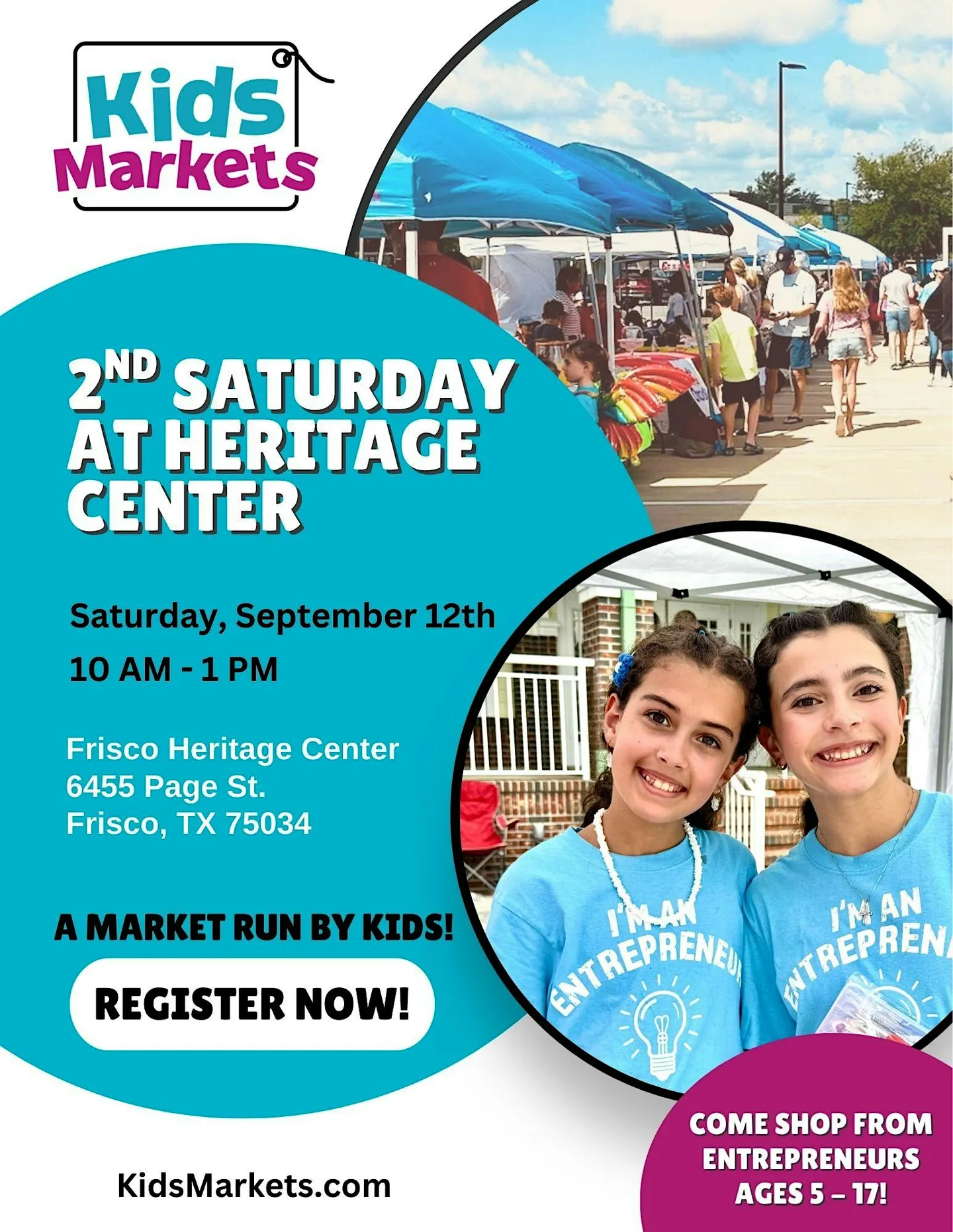 Kids Markets at 2nd Saturday at Heritage Center
