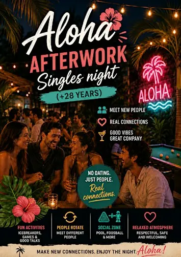 Aloha Afterwork - Singles night (+28)