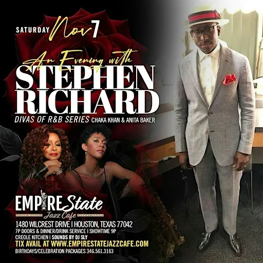 Stephen Richard Tribute to Chaka Khan & Anita Baker