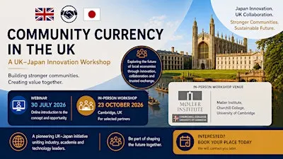 Community Currency (UK) Partnership Opportunity with Japanese Companies