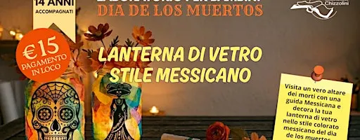 LABORATORIO DI LANTERNE DI VETRO - Dia de los muertos - per bimbi/ragazzi