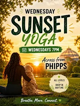 Sunset Yoga In Schenley Park