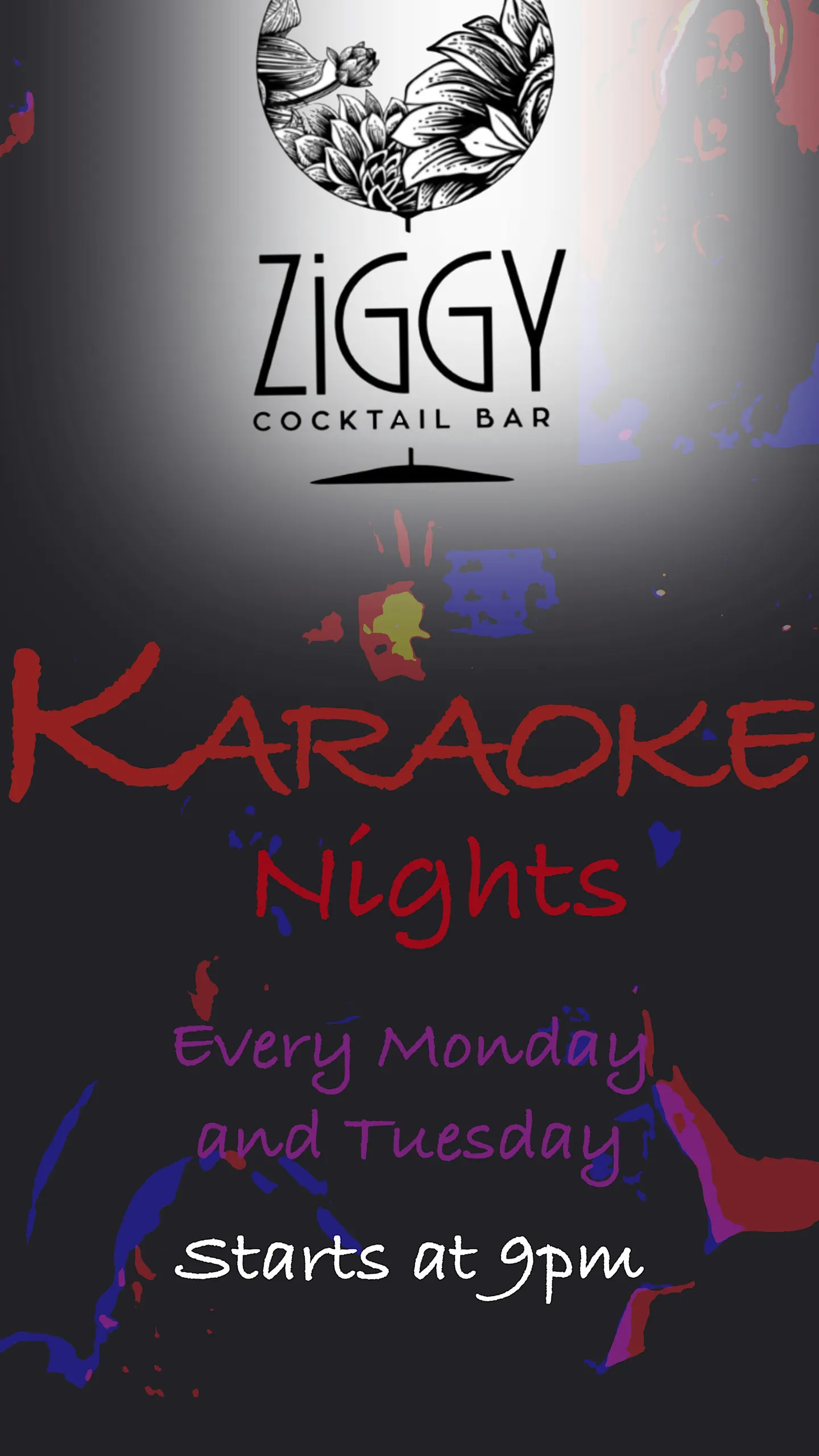 Karaoke Mondays and Tuesdays at Ziggy