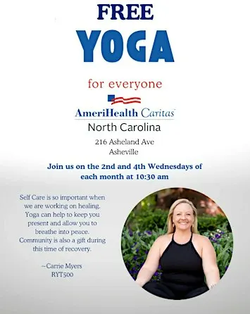 FREE community YOGA w/ Carrie - Beginner-Friendly