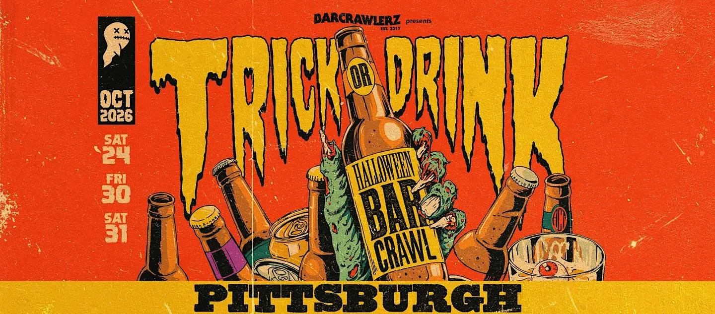 Trick or Drink: Pittsburgh Halloween Bar Crawl (3 Days)
