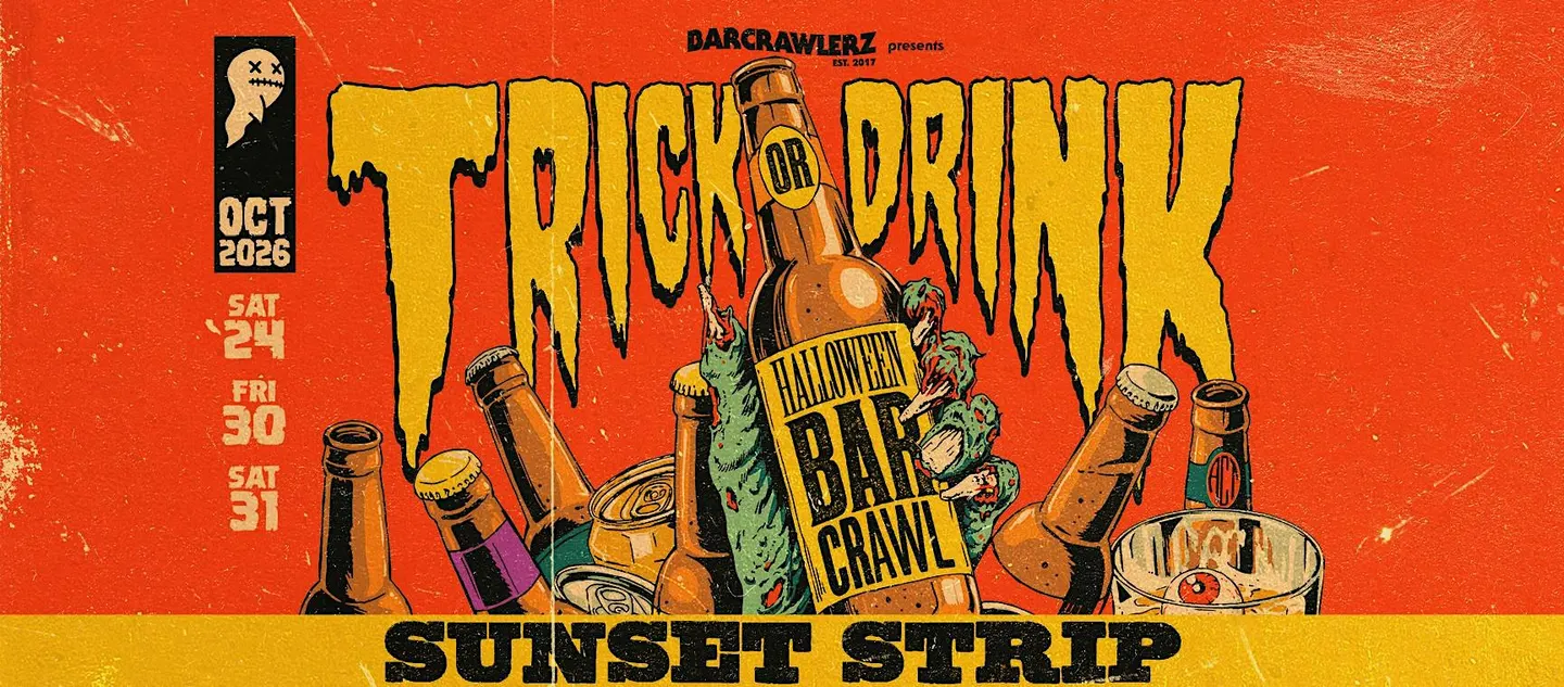 Trick or Drink: Sunset Strip Halloween Bar Crawl (3 Days)
