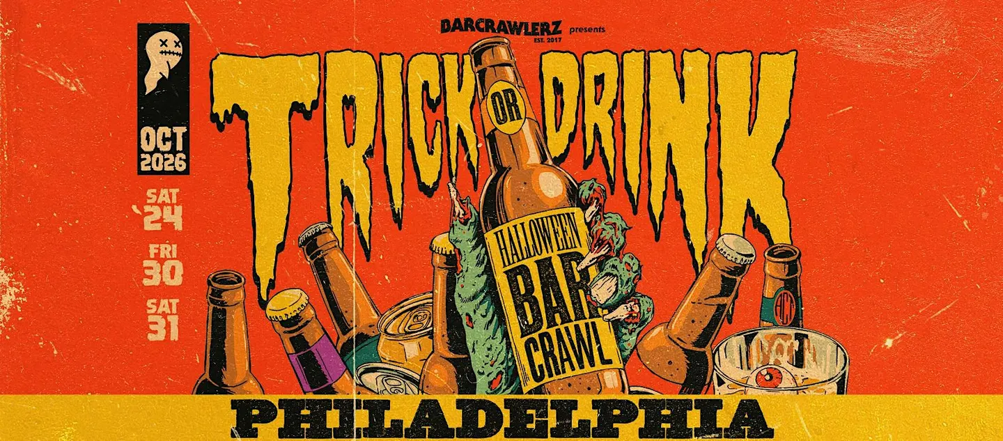 Trick or Drink: Philadelphia Halloween Bar Crawl (3 Days)