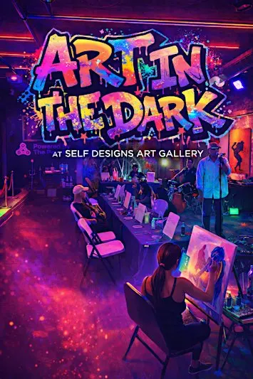 GLOW IN THE DARK PAINT PARTY/MUSIC & ART!!!