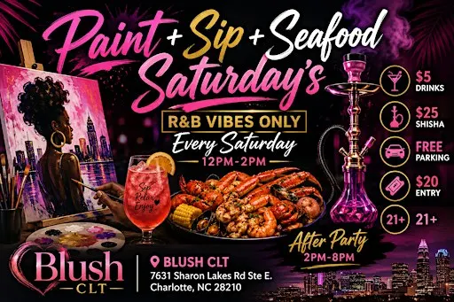 Paint + Sip + Seafood Saturday's