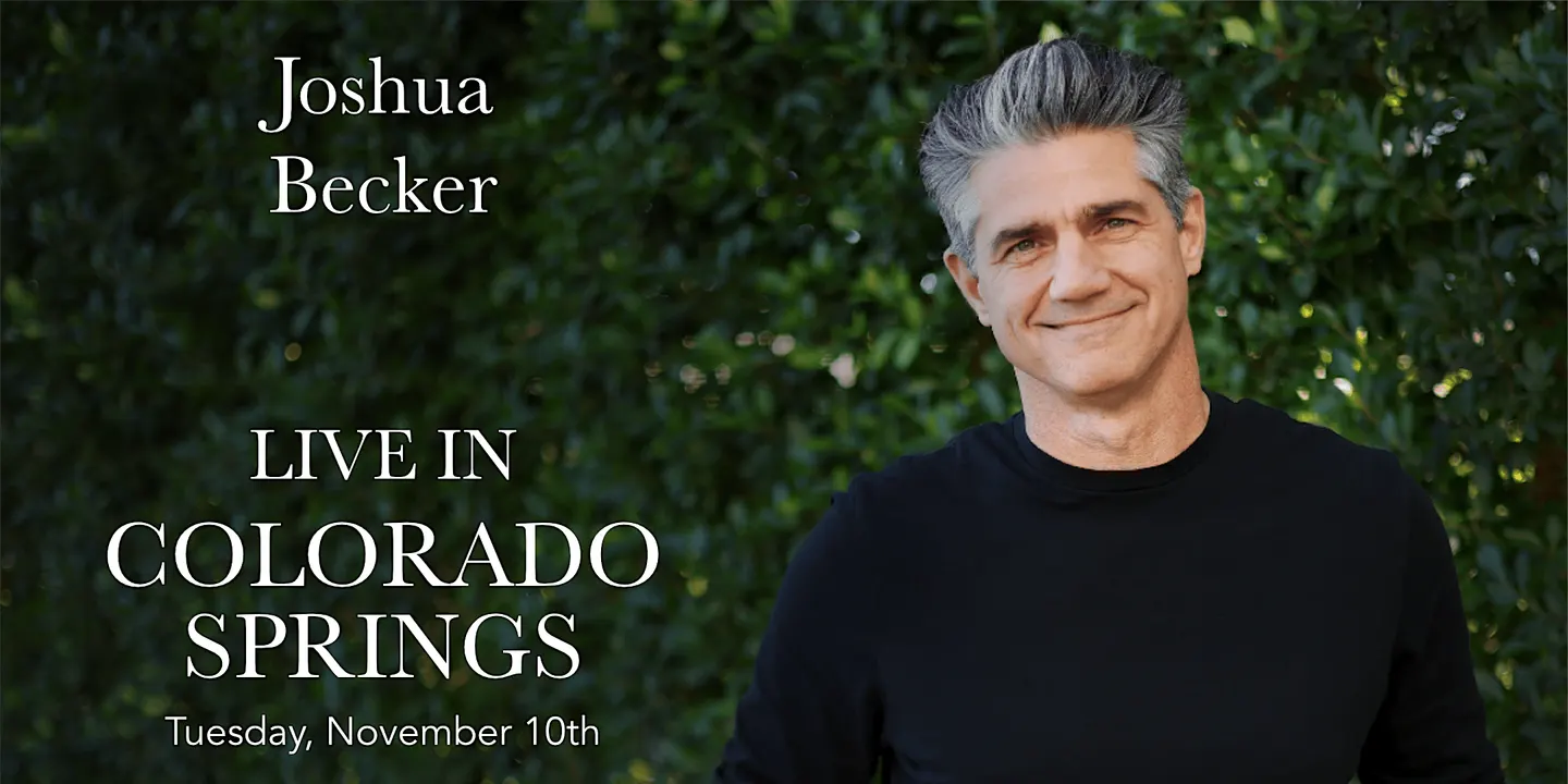 Joshua Becker's Uncluttered Faith Tour