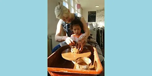 Double Trouble! Adult and Child Pottery Throwing Experience with Jeannie