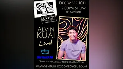 Alvin Kuai at Venturino's Comedy Club!