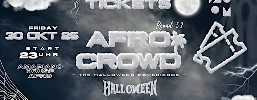 AFROCROWD ZOOM HALLOWEEN NIGHT