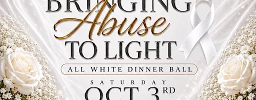 Bringing Abuse to Light All white Dinner Ball