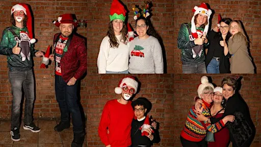 Ensemble pour fêter Noël et la fin de l'année!