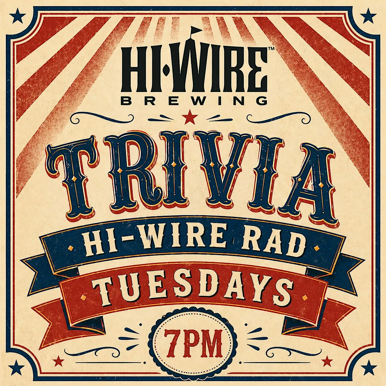 Trivia at Hi-Wire Brewing (River Arts District)