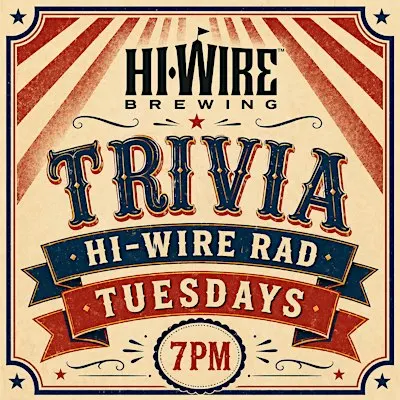 Trivia at Hi-Wire Brewing (River Arts District)