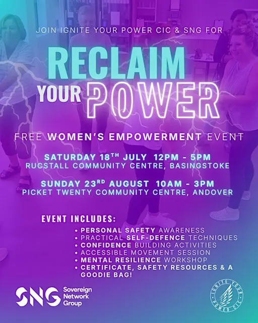 Reclaim Your Power Event Basingstoke
