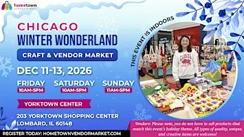 Chicago Winter Wonderland Craft & Vendor Market