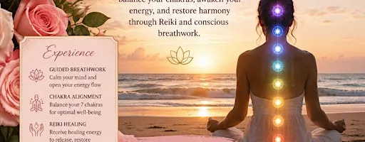 Reiki Healing Sessions on the Beach: Ancient Rose Energy Experienc