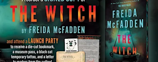 Freida McFadden: The Witch Launch Party! - Glastonbury