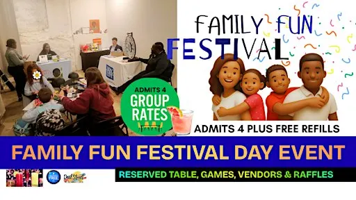 Family Fun Festival - GROUP RATE - TABLE & DRINK REFILLS - ADMITS 4