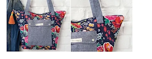 Quilted Weekend Tote Bag