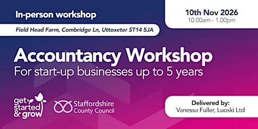 November Accountancy Workshop (Get Started & Grow)