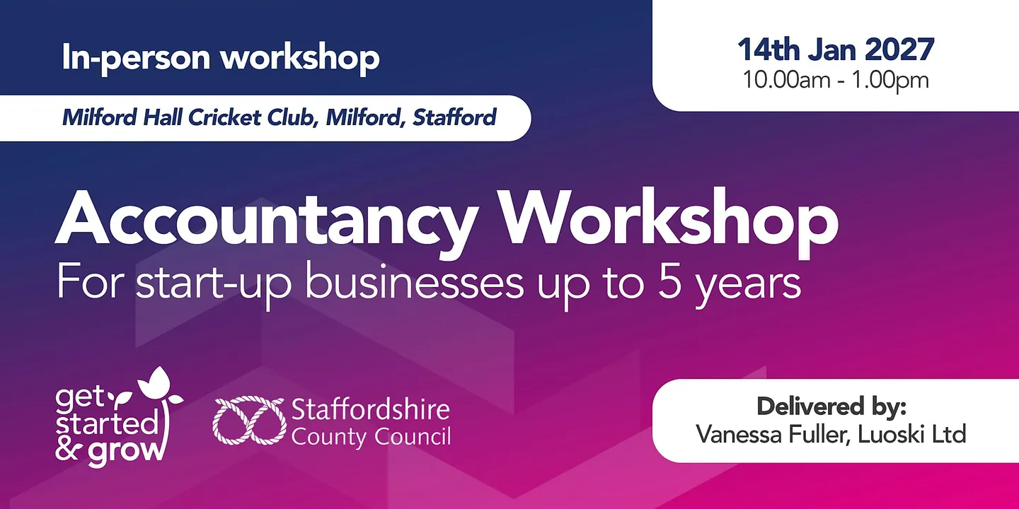 January 2027 Accountancy Workshop (Get Started & Grow)