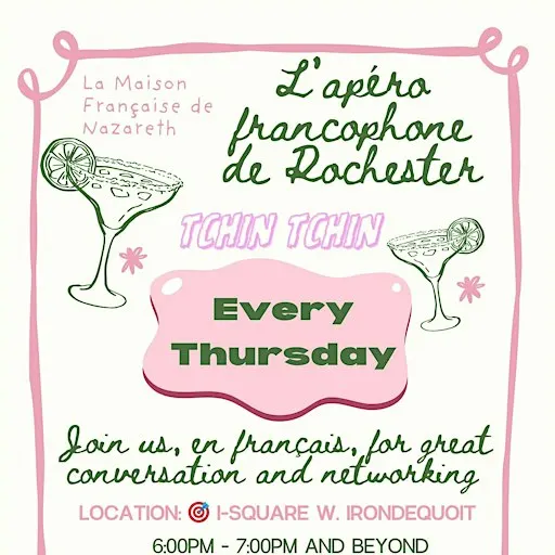 Apéro Francophone de Rochester