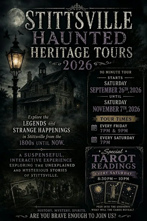 Stittsville Haunted Heritage Tours 2026
