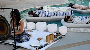 Floating Sound Bath at Coronado Marriott