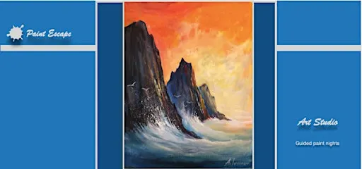 Paint Night/Workshop- Waves Crushing