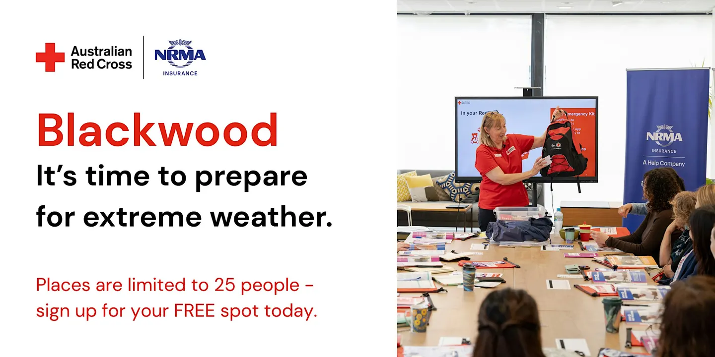 Blackwood Australian Red Cross EmergencyRedi™ Workshop